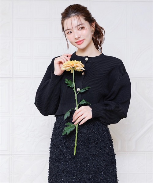 SWINGLE（スウィングル）の「リボンツイードハイウエストミニスカート（スカート・レディース・アイボリー/ブラック・SMALL/MEDIUM）」の19枚目の写真