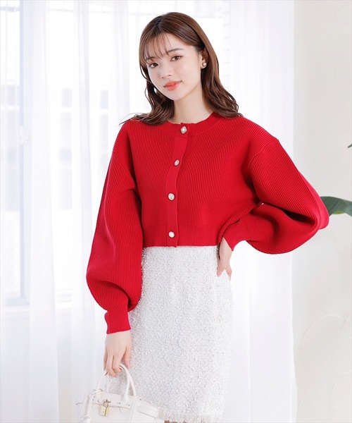 SWINGLE（スウィングル）の「リボンツイードハイウエストミニスカート（スカート・レディース・アイボリー/ブラック・SMALL/MEDIUM）」の9枚目の写真