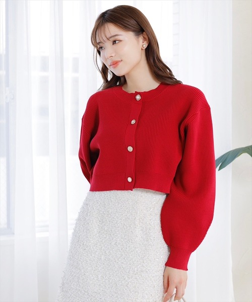 SWINGLE（スウィングル）の「リボンツイードハイウエストミニスカート（スカート・レディース・アイボリー/ブラック・SMALL/MEDIUM）」の3枚目の写真