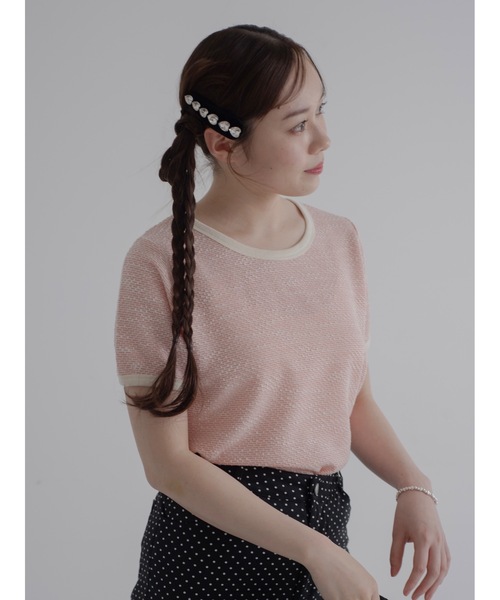 JUMELLE（ジュメロ）の「【ぱっちんピン】velours stone pin（ヘアピン・レディース・ブラック・FREE）」の17枚目の写真