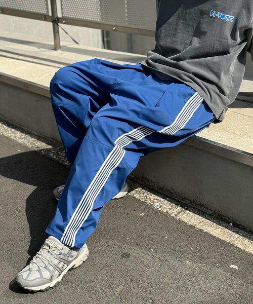 CIAOPANIC（チャオパニック）の「【ユニセックス】エクストラボリュームトラックパンツ（その他パンツ・メンズ・ホワイト/ブラック/グレー/グリーン/カーキ/ブルー・MEDIUM/LARGE/X-LARGE）」の6枚目の写真