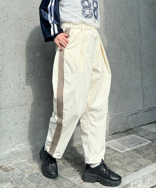 CIAOPANIC（チャオパニック）の「【ユニセックス】エクストラボリュームトラックパンツ（その他パンツ・メンズ・ホワイト/ブラック/グレー/グリーン/カーキ/ブルー・MEDIUM/LARGE/X-LARGE）」の15枚目の写真