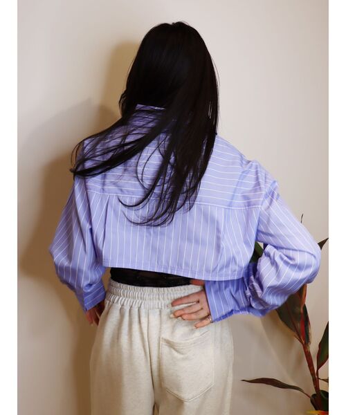 EVRIS（エヴリス）の「【ZOZO】ポケットショートシャツ（シャツ/ブラウス・レディース・ホワイト/ブルー/その他1・FREE）」の18枚目の写真