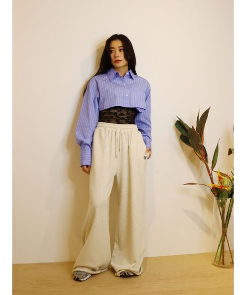 EVRIS（エヴリス）の「【ZOZO】ポケットショートシャツ（シャツ/ブラウス・レディース・ホワイト/ブルー/その他1・FREE）」の17枚目の写真