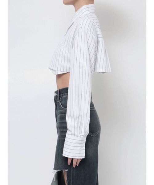 EVRIS（エヴリス）の「【ZOZO】ポケットショートシャツ（シャツ/ブラウス・レディース・ホワイト/ブルー/その他1・FREE）」の13枚目の写真