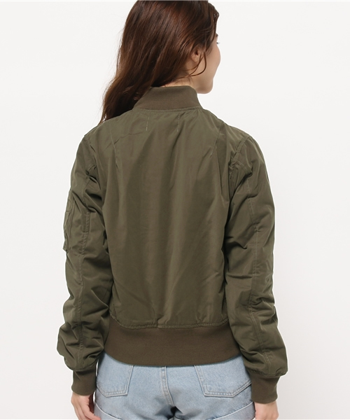 CIAOPANIC(チャオパニック)の「【Ciaopanic】 MA-1(ブルゾン・レディース・カーキ/ベージュ・FREE)」の5枚目の写真