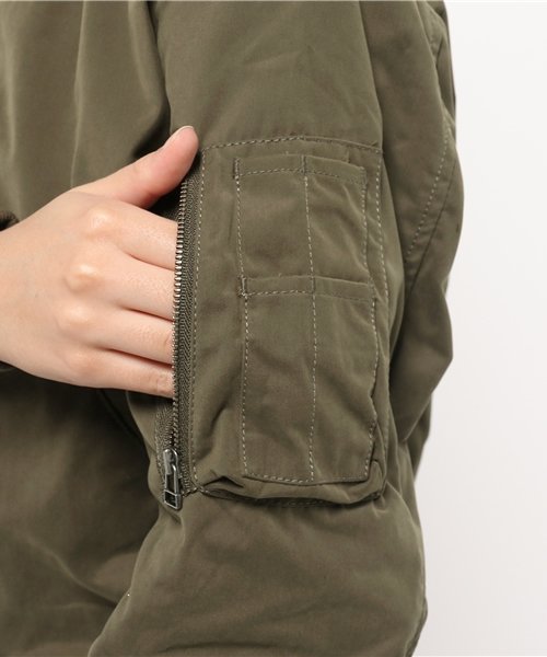 CIAOPANIC(チャオパニック)の「【Ciaopanic】 MA-1(ブルゾン・レディース・カーキ/ベージュ・FREE)」の10枚目の写真