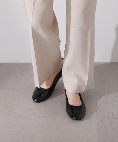 N.（N. Natural Beauty Basic）（エヌエヌナチュラルビューティーベーシック）の「バレエシューズ（パンプス・レディース・ブラック/シルバー・24.5/23.5）」の3枚目の写真