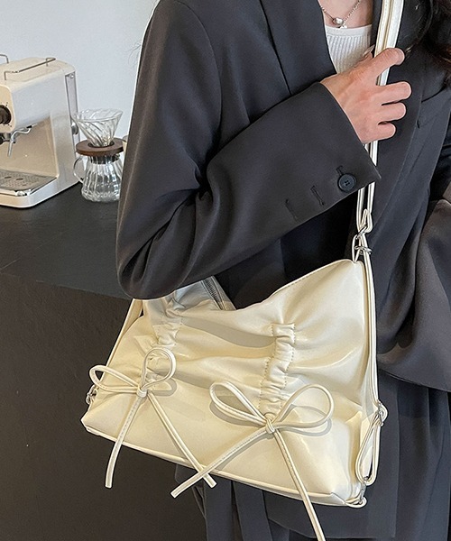 セール】Y2K 【 10色展開 】 紐リボン バックパック/ショルダー