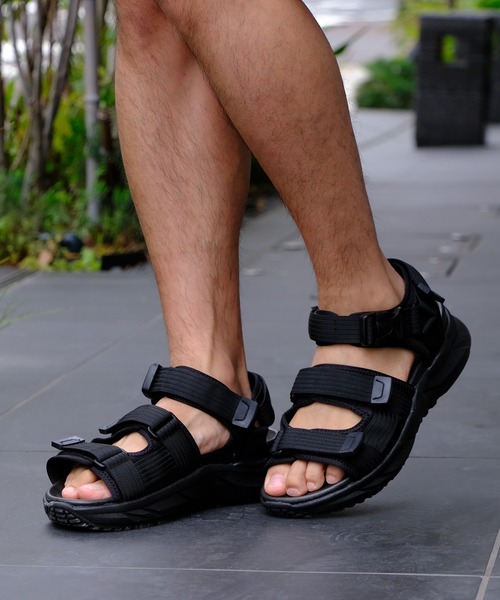 GERRY（ジェリー）の「【GERRY/ジェリー】3ホールド ナイロンベルト  ハイソールサンダル　MEN（サンダル・メンズ・ブラック・M/L/LL）」の14枚目の写真