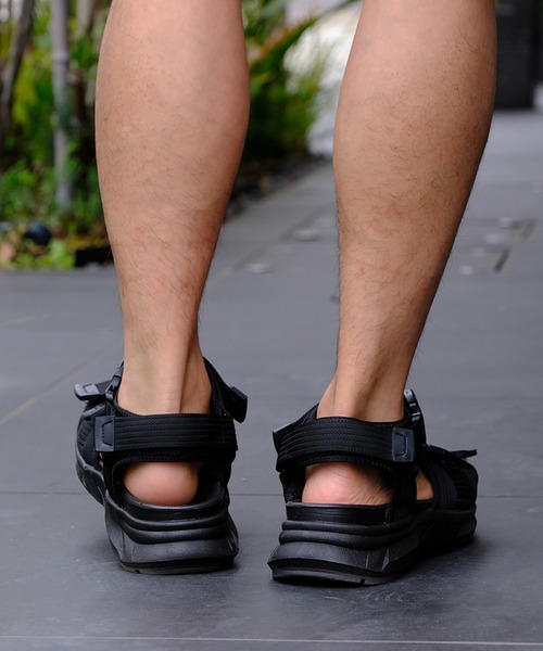 GERRY（ジェリー）の「【GERRY/ジェリー】3ホールド ナイロンベルト  ハイソールサンダル　MEN（サンダル・メンズ・ブラック・M/L/LL）」の16枚目の写真