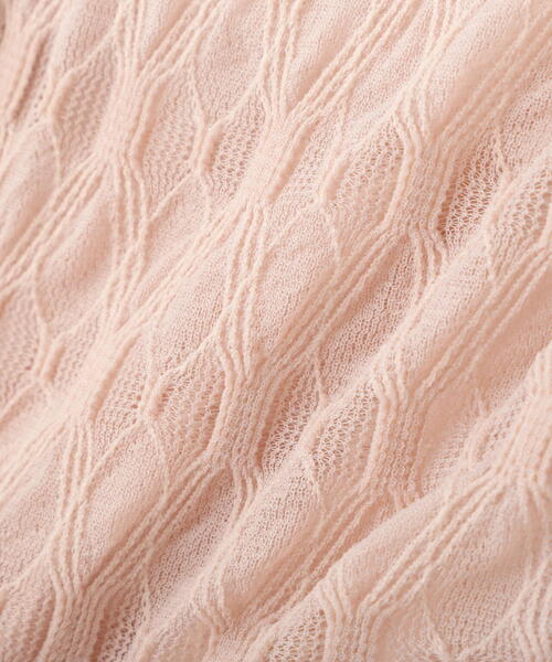 FREE'S MART（フリーズマート）の「◆シアーチュールカーディガン（カーディガン/ボレロ・レディース・ブラック/ホワイト/ピンク・FREE）」の21枚目の写真