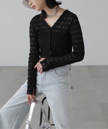 FREE'S MART | ◆シアーチュールカーディガン(カーディガン/ボレロ)