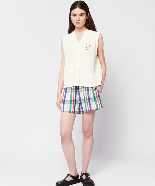 BOBO CHOSES（ボボショーズ）の「Knitted buttoned v-neck vest（ベスト・レディース・オフホワイト・XS/S/M）」の2枚目の写真