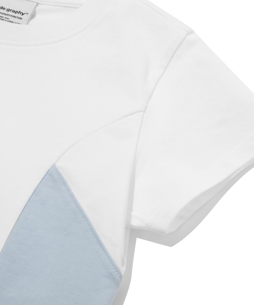 WOMAN) COOLCODE WAVE Symbol Crop SHORT SLEEVE T-Shirt（T