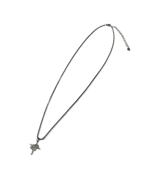 XU(エックスユー)の「【Never mind the XU】stone chain layered necklace / 【ネバーマインド ザ エックスユー】ストーンチェーンレイヤードネックレスシルバーネックレス(ネックレス・メンズ・シルバー・ONE SIZE)」の6枚目の写真