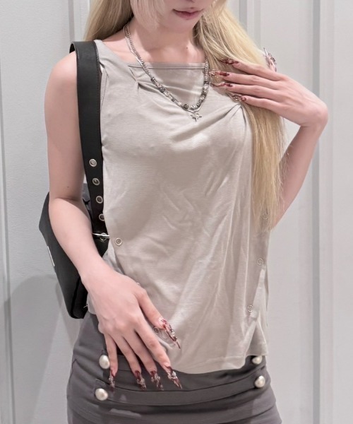 XU(エックスユー)の「【Never mind the XU】stone chain layered necklace / 【ネバーマインド ザ エックスユー】ストーンチェーンレイヤードネックレスシルバーネックレス(ネックレス・メンズ・シルバー・ONE SIZE)」の16枚目の写真