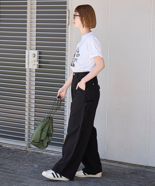 B.C STOCK(ベーセーストック)の「CLオックスペインターパンツ(その他パンツ・レディース・ブラック/キャメル/ホワイト・SMALL/MEDIUM)」の9枚目の写真