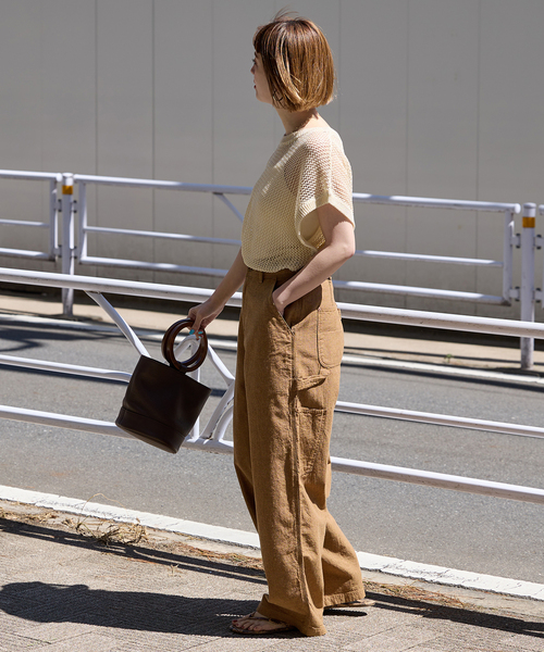 B.C STOCK(ベーセーストック)の「CLオックスペインターパンツ(その他パンツ・レディース・ブラック/キャメル/ホワイト・SMALL/MEDIUM)」の19枚目の写真