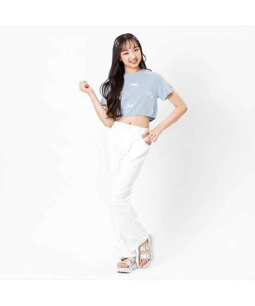 algy（アルジー）の「タンタケりぼんT（Tシャツ/カットソー・キッズ・ブラック/サックスブルー/オフホワイト・XX-SMALL/X-SMALL/MEDIUM/SMALL）」の22枚目の写真