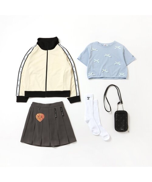 algy（アルジー）の「タンタケりぼんT（Tシャツ/カットソー・キッズ・ブラック/サックスブルー/オフホワイト・XX-SMALL/X-SMALL/MEDIUM/SMALL）」の17枚目の写真