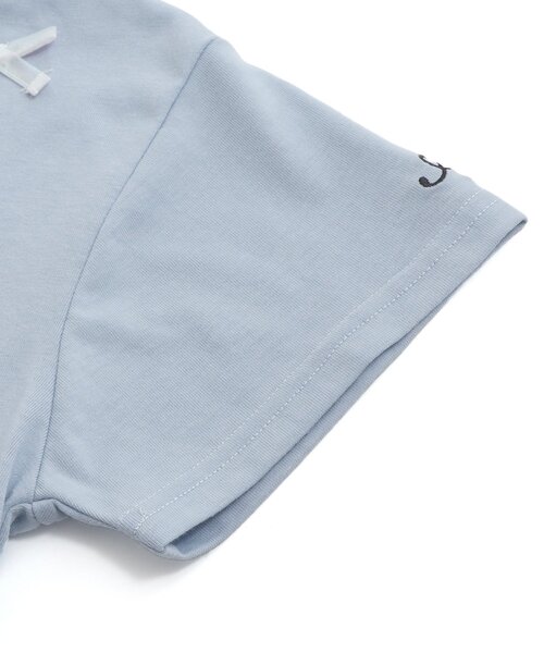 algy（アルジー）の「タンタケりぼんT（Tシャツ/カットソー・キッズ・ブラック/サックスブルー/オフホワイト・XX-SMALL/X-SMALL/MEDIUM/SMALL）」の8枚目の写真