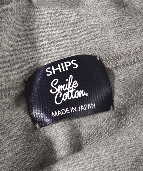 SHIPS（シップス）の「★★SC: SHIPS（シップス） "Smile Cotton" 天竺 タートルネック カットソー■（Tシャツ/カットソー・メンズ・ホワイト/グレー/ネイビー/ダークブルー・SMALL/LARGE/MEDIUM/X-LARGE）」の7枚目の写真