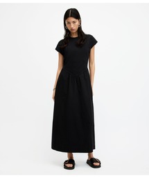 ALLSAINTS | FRANKIE SHORT SLEEVE MAXI DRESS | FRANKIE 半袖 マキシ ドレス・ワンピース(ワンピース)