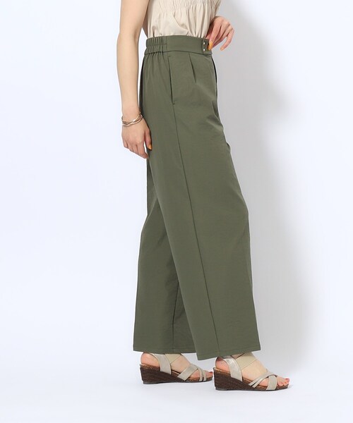 DRESKIP（ドレスキップ）の「◆【洗える/洗濯後シワになりにくい/UV】ドット釦タックワイドパンツ（その他パンツ・レディース・ベージュ/ブラック/カーキ/ブルー・02/03/04）」の17枚目の写真