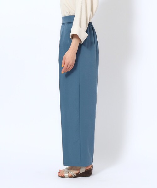 DRESKIP（ドレスキップ）の「◆【洗える/洗濯後シワになりにくい/UV】ドット釦タックワイドパンツ（その他パンツ・レディース・ベージュ/ブラック/カーキ/ブルー・02/03/04）」の22枚目の写真