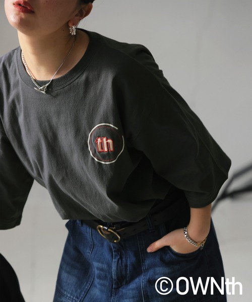 thロゴTシャツ（Tシャツ/カットソー）｜antiqua（アンティカ）