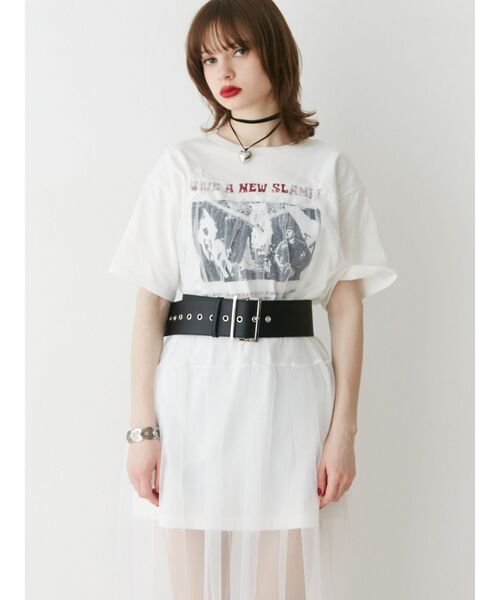 jouetie（ジュエティ）の「ワイドベルト（ベルト・レディース・ブラック/シルバー・FREE）」の6枚目の写真