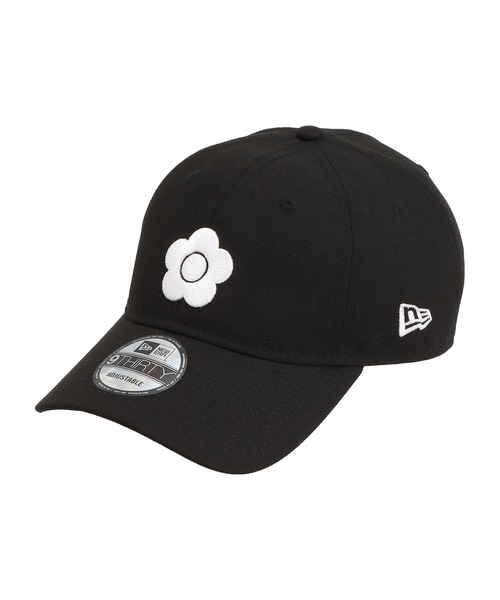 マリークヮント✕NEW ERA(R) BIGデイジー キャップホワイト×ブラック マリークワント MARY QUANT NEW ERA(R) × MARY QUANT BIG