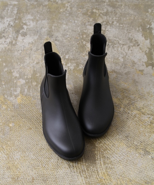 coen（コーエン）の「サイドゴアレインブーツ（レインシューズ・レディース・ブラック・MEDIUM/LARGE）」の4枚目の写真