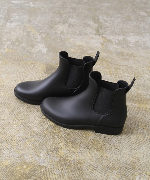 coen（コーエン）の「サイドゴアレインブーツ（レインシューズ・レディース・ブラック・MEDIUM/LARGE）」の5枚目の写真