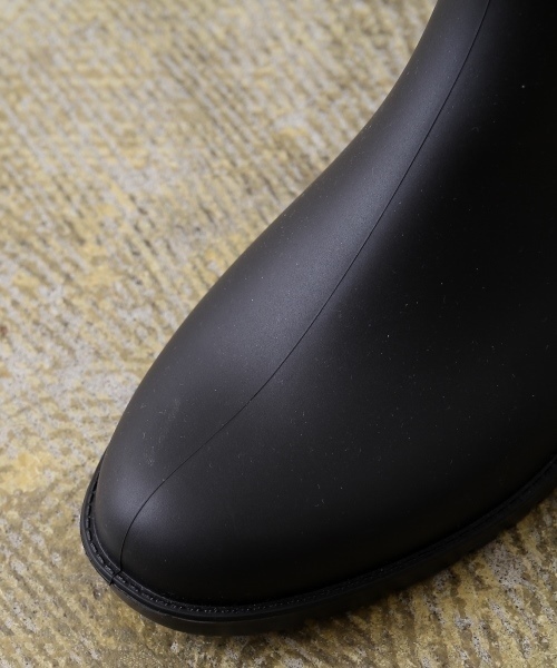 coen（コーエン）の「サイドゴアレインブーツ（レインシューズ・レディース・ブラック・MEDIUM/LARGE）」の2枚目の写真