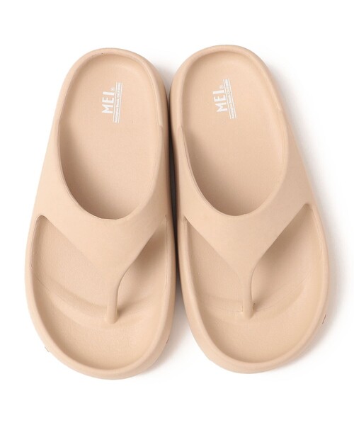MEI（メイ）の「【WEB限定】MEI: 厚底 トング サンダル（サンダル・レディース・ベージュ/ブラック・SMALL/MEDIUM/LARGE）」の6枚目の写真