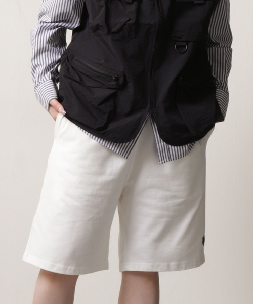 U.S. POLO ASSN.（ユーエスポロアッスン）の「【U.S.POLOASSN.】 ワンポイント刺繍 ヘビーウェイト スウェット ショートパンツ / ハーフパンツ（スウェットパンツ・メンズ・ブラック/ブラック系/ネイビー/オフホワイト/グレー・X-LARGE/LARGE/MEDIUM）」の13枚目の写真