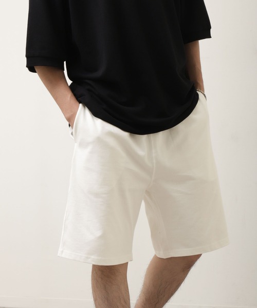 U.S. POLO ASSN.（ユーエスポロアッスン）の「【U.S.POLOASSN.】 ワンポイント刺繍 ヘビーウェイト スウェット ショートパンツ / ハーフパンツ（スウェットパンツ・メンズ・ブラック/ブラック系/ネイビー/オフホワイト/グレー・X-LARGE/LARGE/MEDIUM）」の10枚目の写真