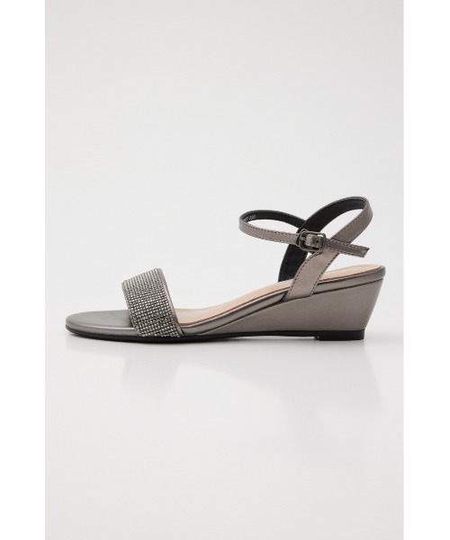 STACCATO(スタッカート)の「メタリックコスモスサンダル(サンダル・レディース・ピンクゴールド/グレー・23.5cm/24cm/24.5cm/23cm/22.5cm)」の2枚目の写真