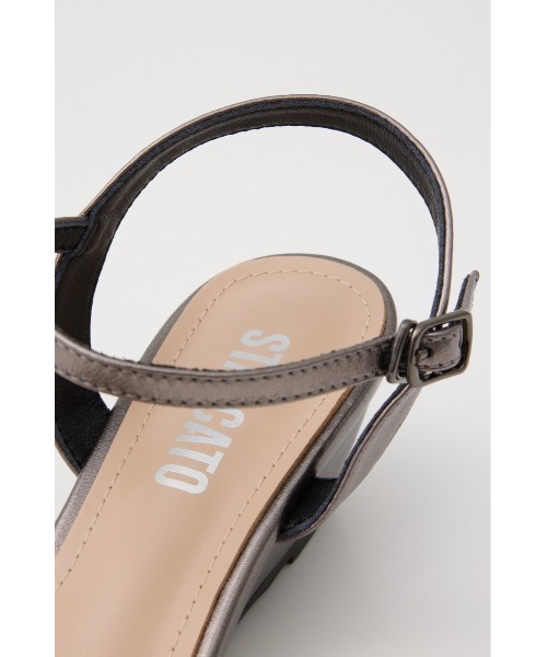 STACCATO(スタッカート)の「メタリックコスモスサンダル(サンダル・レディース・ピンクゴールド/グレー・23.5cm/24cm/24.5cm/23cm/22.5cm)」の8枚目の写真