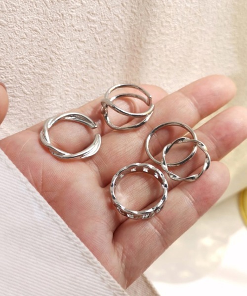 Miniministore(ミニミニストア)の「マルチデザイン リングセット レディース(リング・レディース・シルバー/ゴールド・FREE)」の13枚目の写真