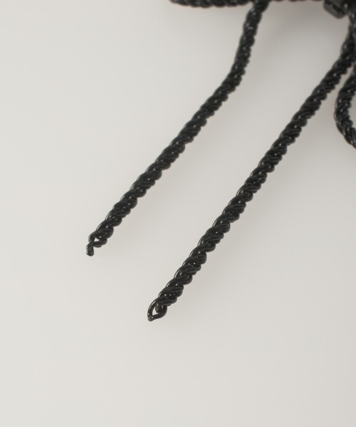 GOLDY（ゴールディ）の「レイヤード チェーン リボン ピアス（ピアス（両耳用）・レディース・ゴールド/ブラウン/ブラック/シルバー・FREE）」の8枚目の写真