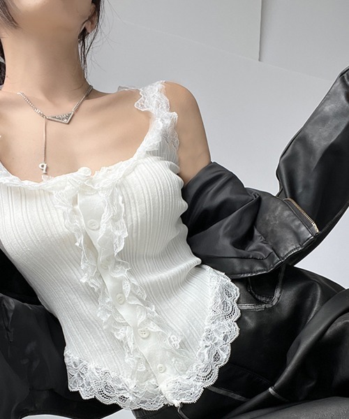 VIVIENNE TAM フリルレースカットソー トップス｜全商品｜VIVIENNE TAM（ヴィヴィアンタム）公式