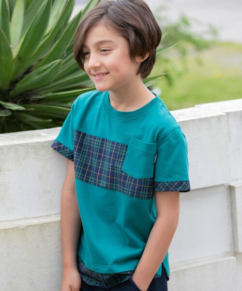 【140-170cm】マドラスＴシャツ（Tシャツ/カットソー）｜J.PRESS（ジェイプレス）