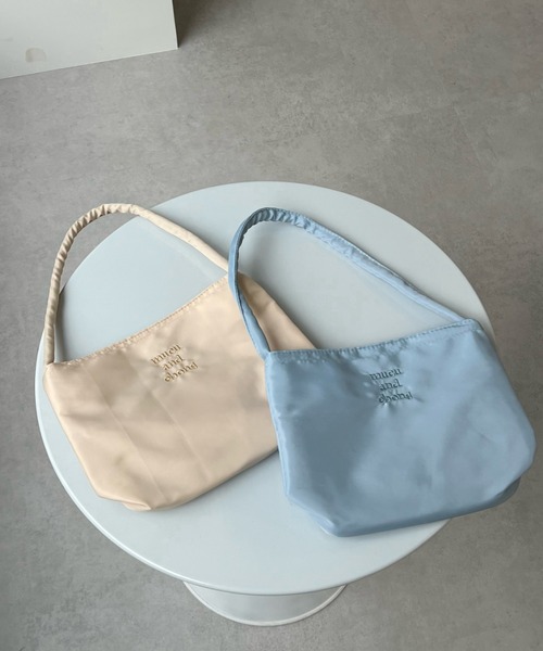 Sorriso（ソリッソ）の「ワンポイント ハンドバッグ（ハンドバッグ・レディース・ブルー/オフホワイト・F）」の3枚目の写真