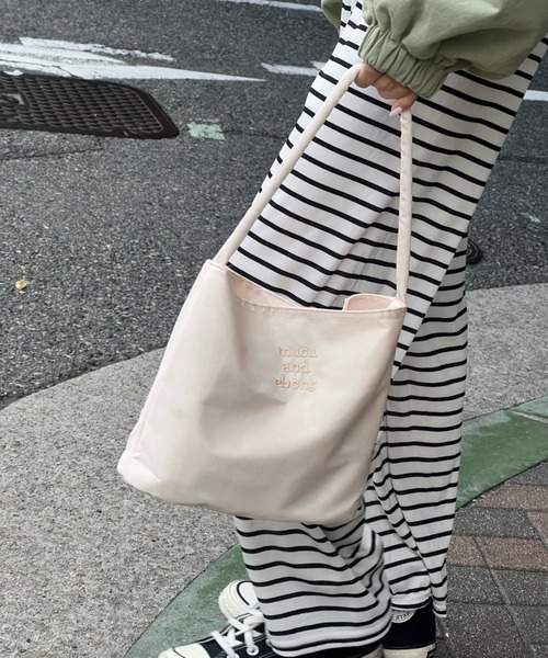 Sorriso（ソリッソ）の「ワンポイント ハンドバッグ（ハンドバッグ・レディース・ブルー/オフホワイト・F）」の5枚目の写真