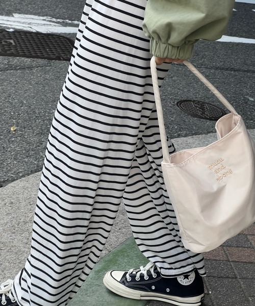 Sorriso（ソリッソ）の「ワンポイント ハンドバッグ（ハンドバッグ・レディース・ブルー/オフホワイト・F）」の6枚目の写真