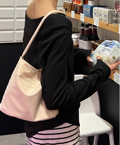 Sorriso（ソリッソ）の「ワンポイント ハンドバッグ（ハンドバッグ・レディース・ブルー/オフホワイト・F）」の8枚目の写真