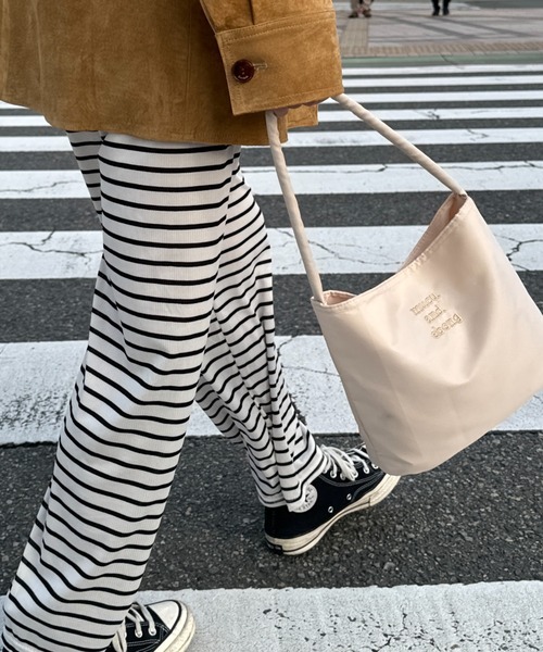 Sorriso（ソリッソ）の「ワンポイント ハンドバッグ（ハンドバッグ・レディース・ブルー/オフホワイト・F）」の9枚目の写真